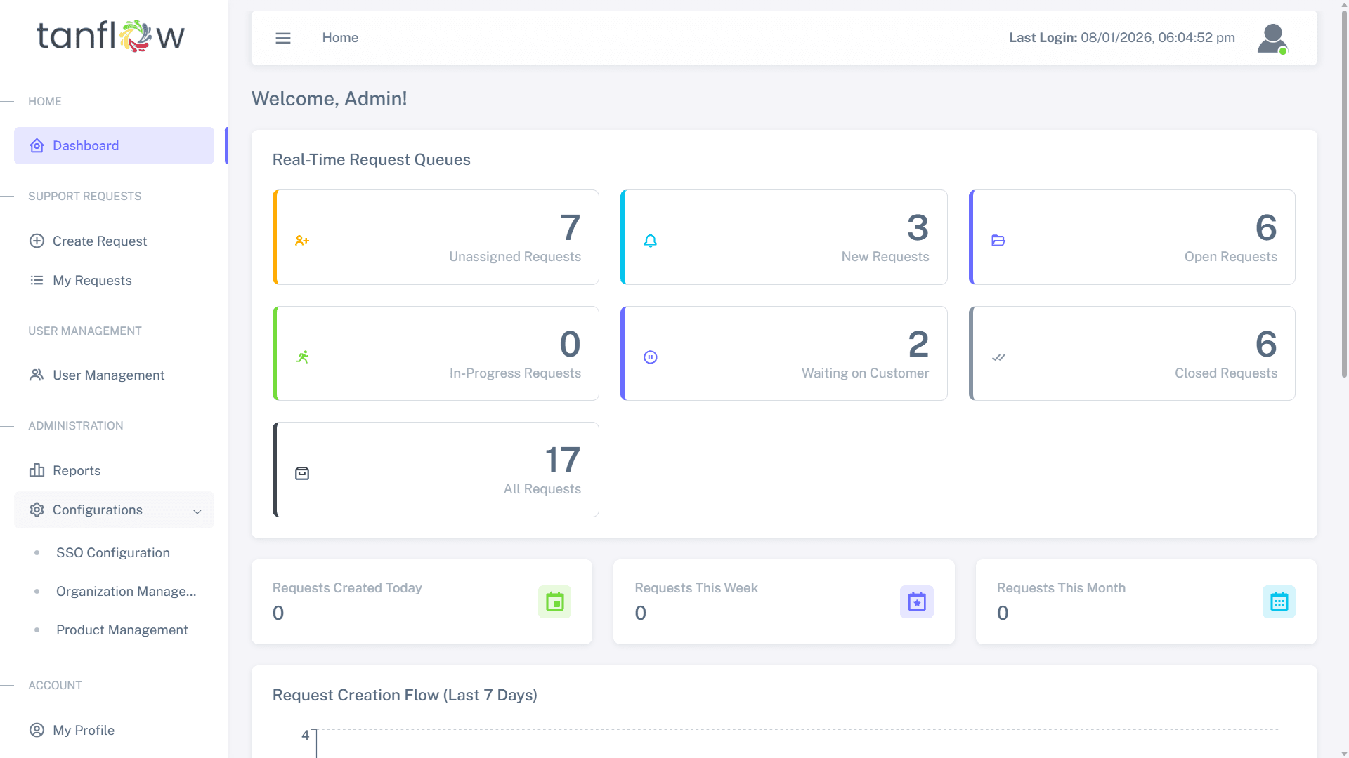 Thumbnail for Tanflow Support Portal (Client-Facing)